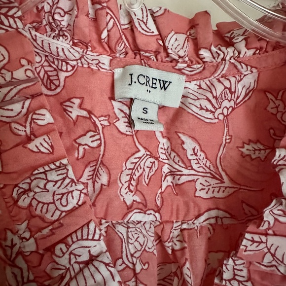 J Crew Ruffle Button Blouse - Picture 2 of 8